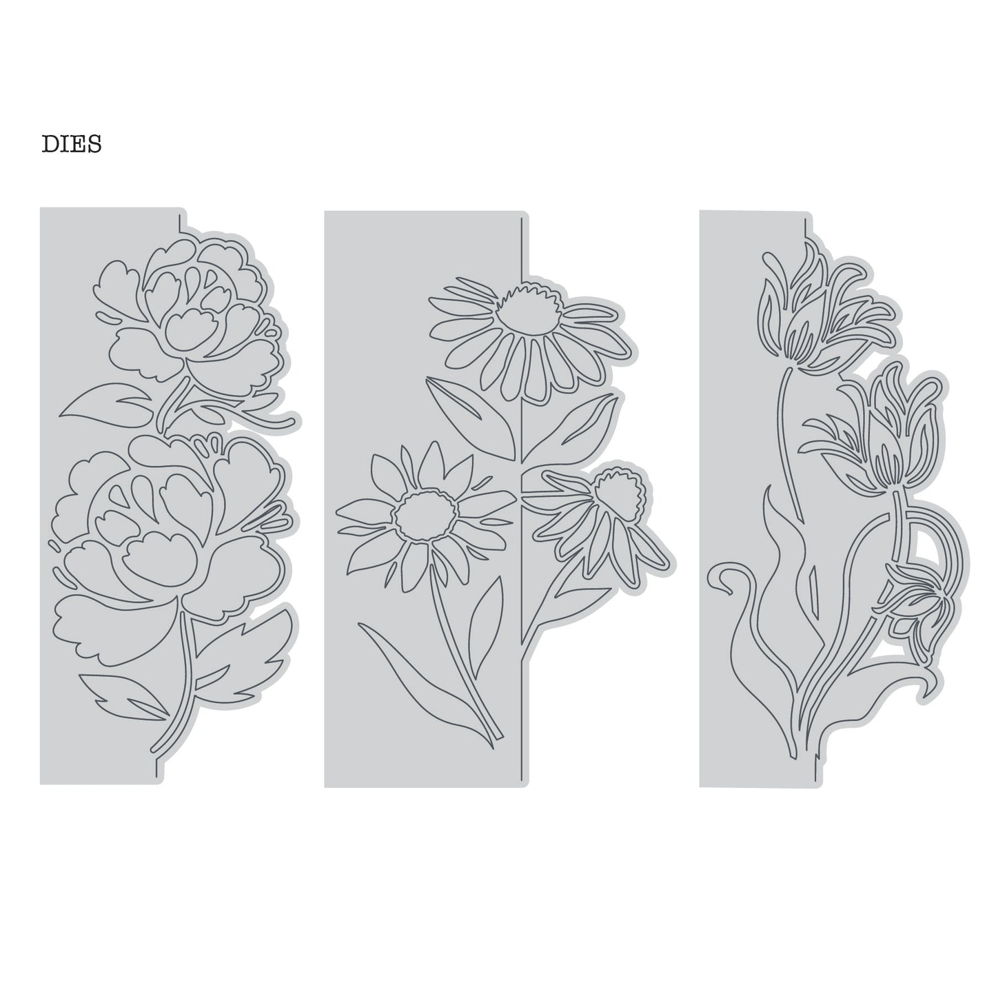 DP Florals Edge Die Set