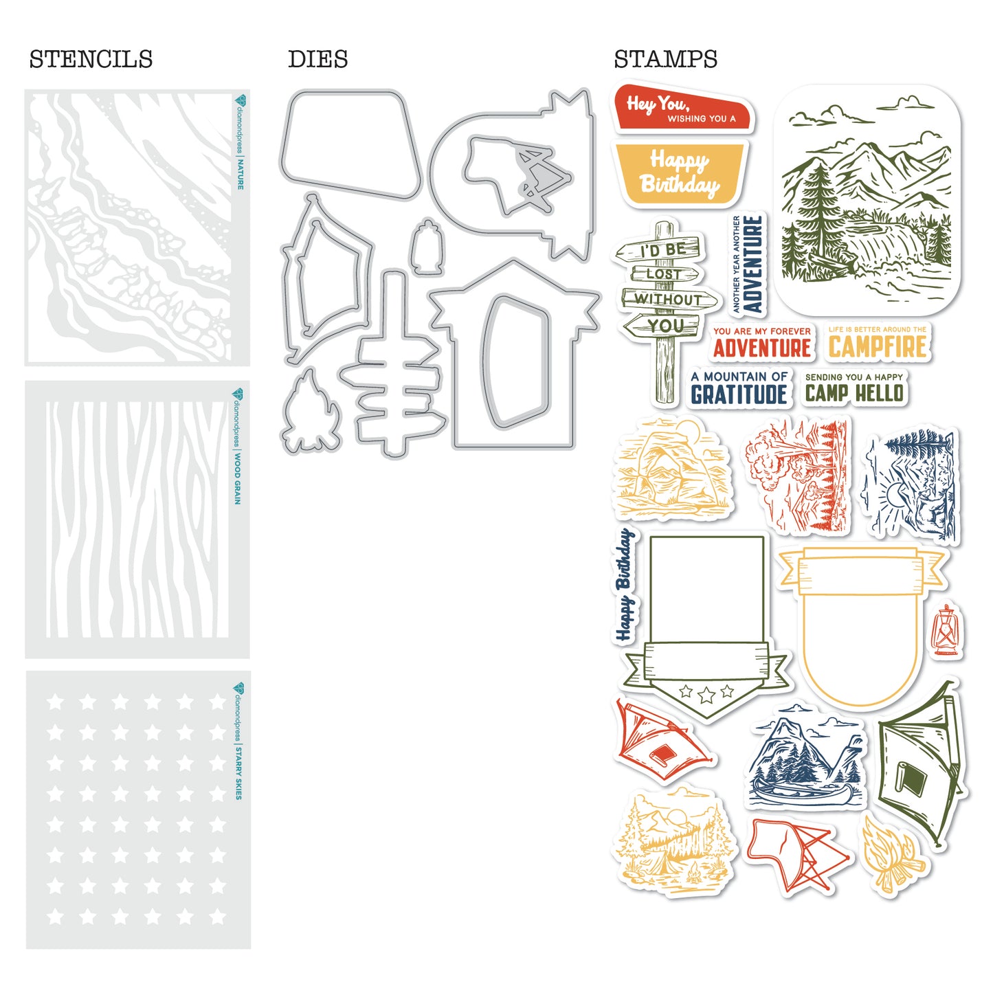 DP INTO THE WILD Stamp and Die Kit