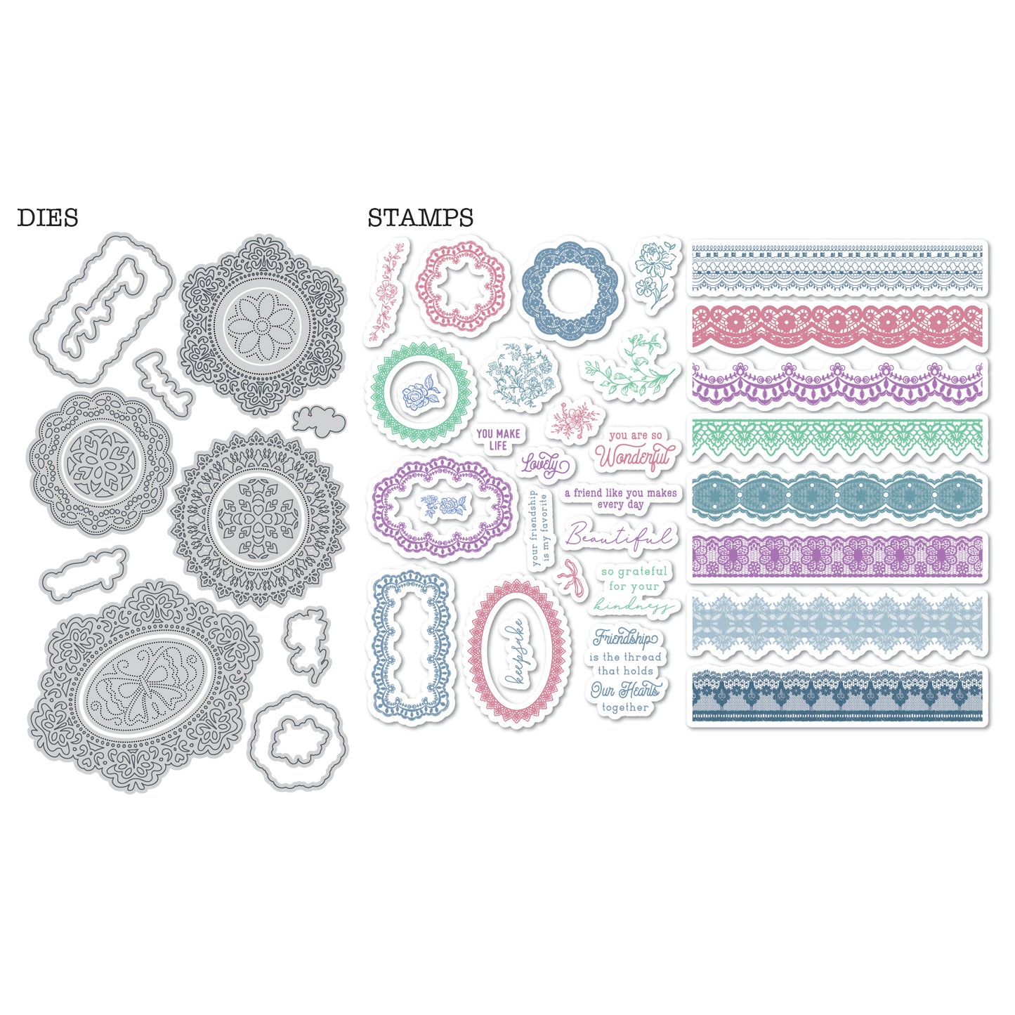 DP Lace, Doilies, Vintage Lace
