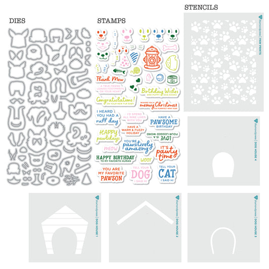 DP Pet Stamp w/Different Breeds