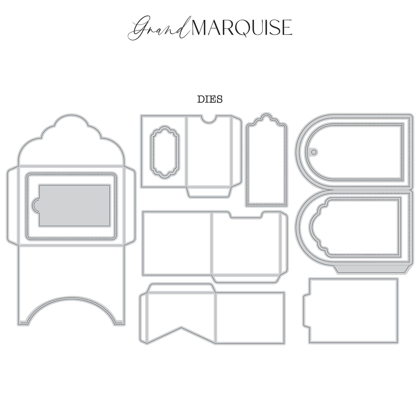 DP Pockets & Pouches Die Set - GRAND MARQUISE