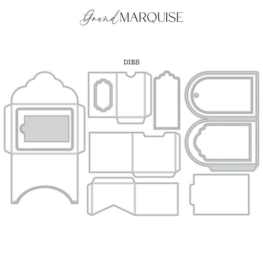 DP Pockets & Pouches Die Set - GRAND MARQUISE