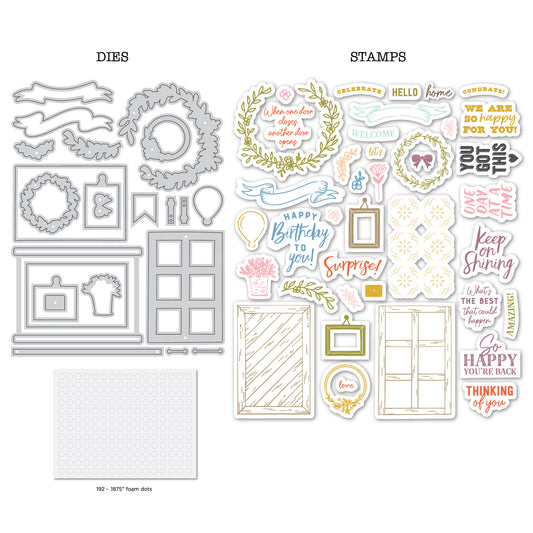 DP Sliding Door Interactive Stamp and Die Kit