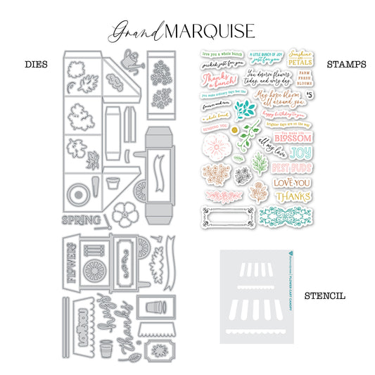 DP Lil Cart Stamp & Die Kit-GRAND MARQUISE
