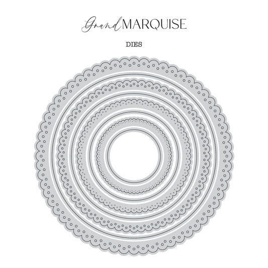 DP GM Fancy Nesting Dies Circle - Doilies