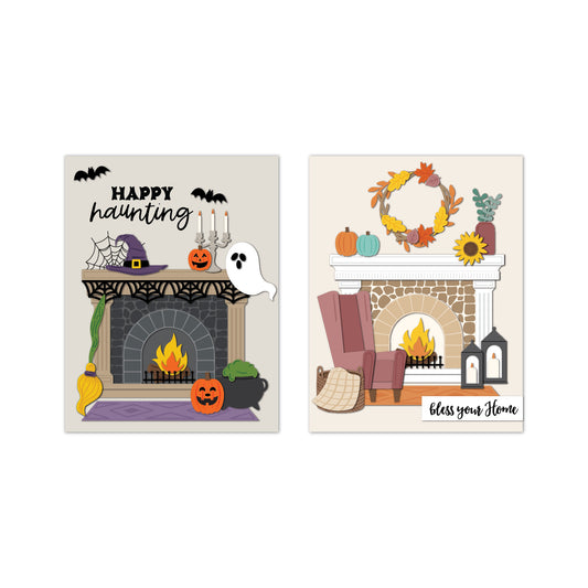DP M STAMP & DIE HALLOWEEN MANTLE KIT