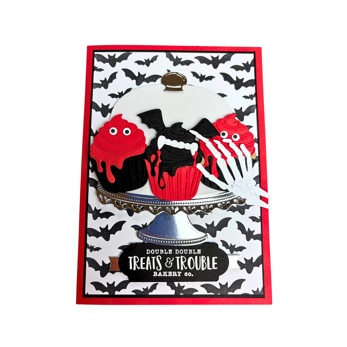 DP M STAMP DIE & STENCIL BOO BAKERY KIT