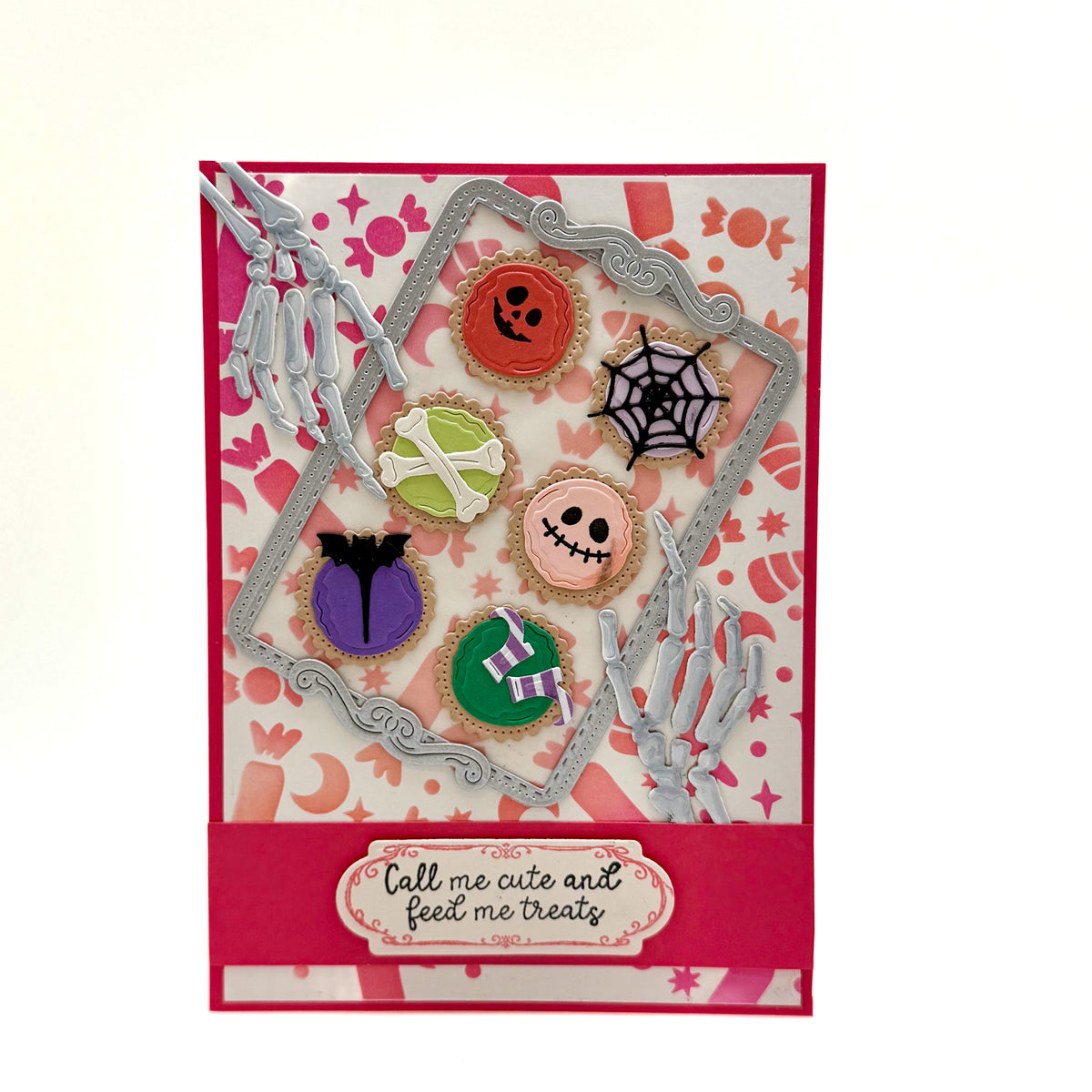 DP M STAMP DIE & STENCIL BOO BAKERY KIT