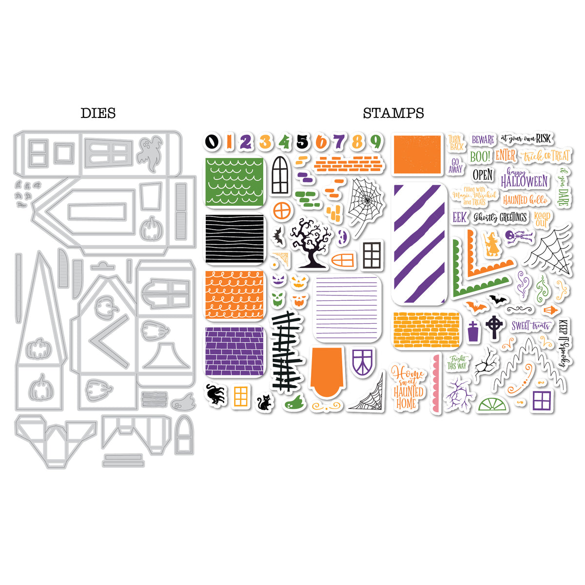 DP GM STAMP & DIE HALLOWEEN COUNTDOWN KIT
