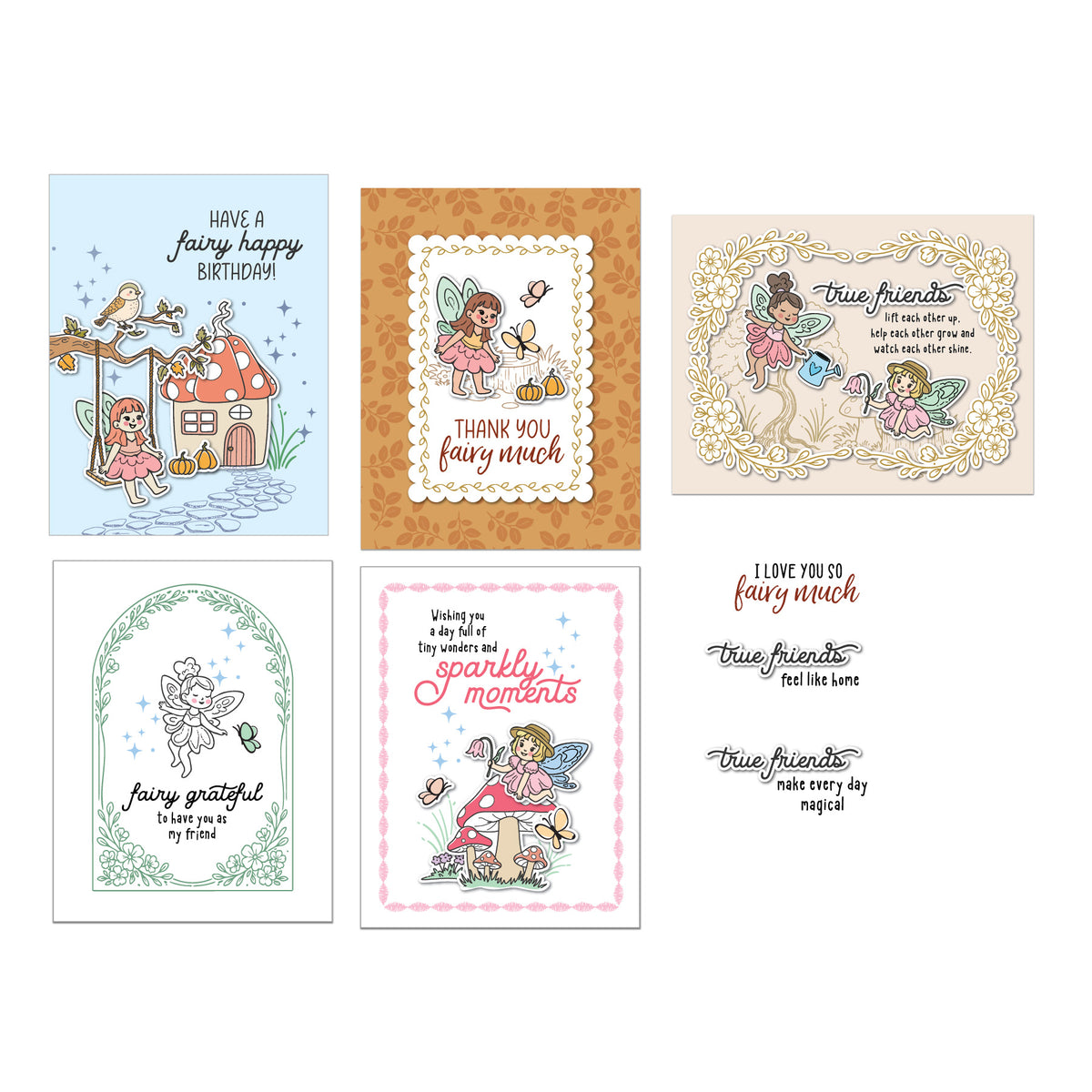 DP BM FAIRY GARDEN STAMP & DIE KIT