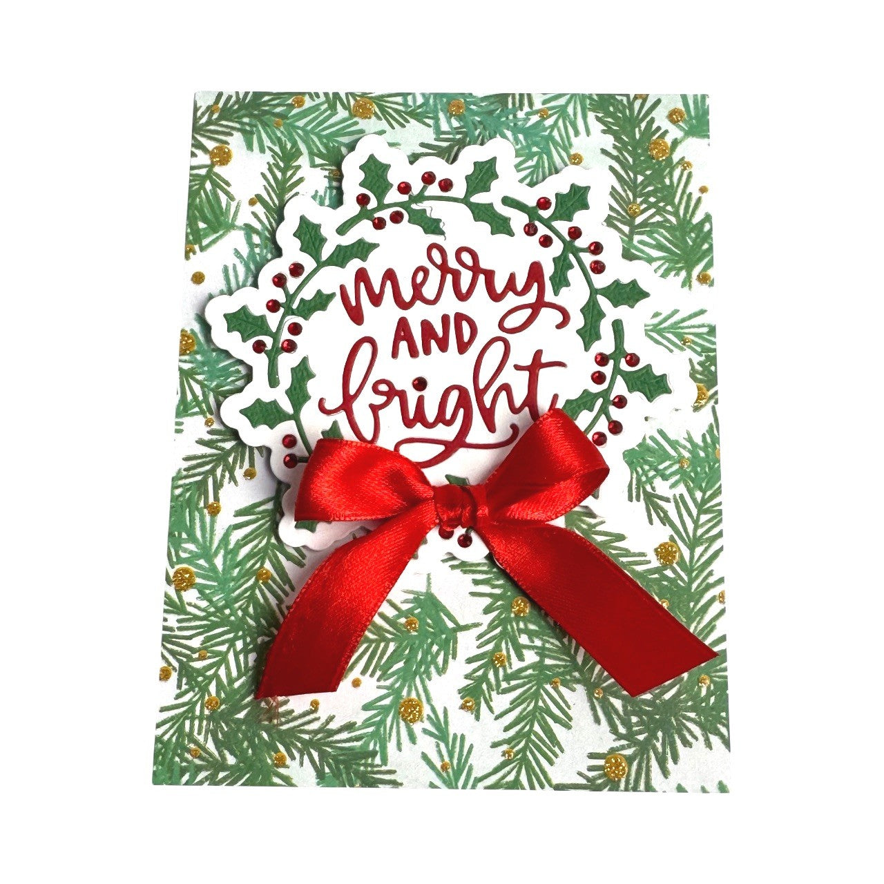 DP Large Christmas words with Embellishments Die Kit