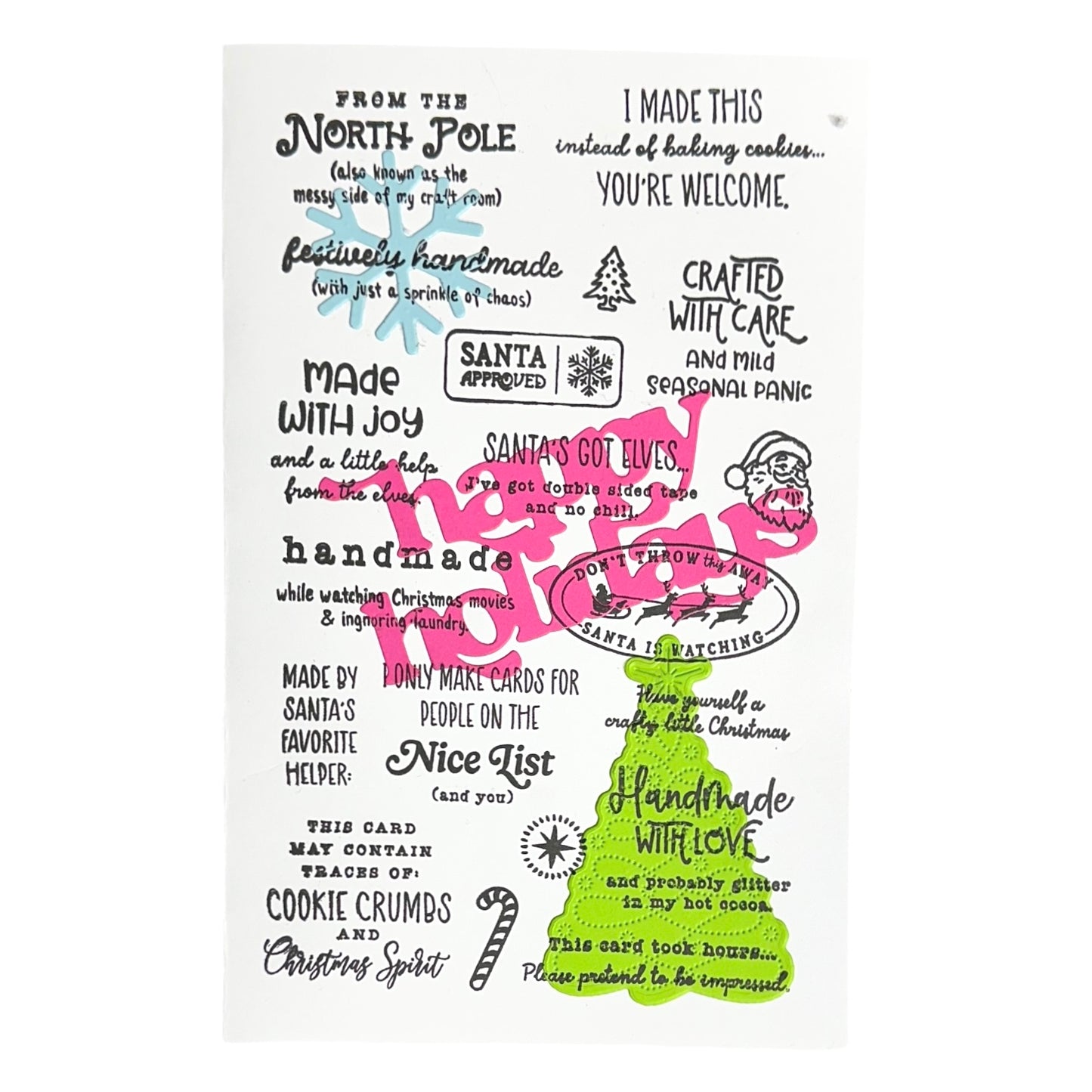 DP Christmas Saying Stamp Kit FREEBIE