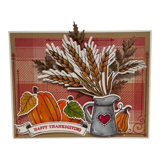 DP M STAMP & DIES HAPPY HARVEST KIT