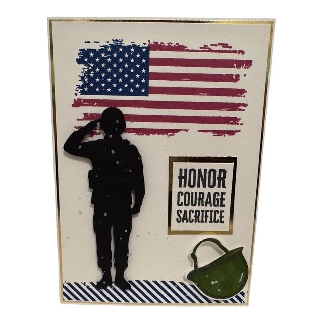 DP M STAMP & DIE THANK YOU FOR YOUR SERVICE KIT