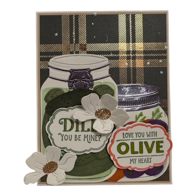 DP M STAMP DIE & STENCIL PERFECTLY PRESERVED KIT