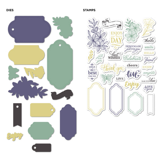 DP STAMP&DIE TAG KIT JUST FOR YOU