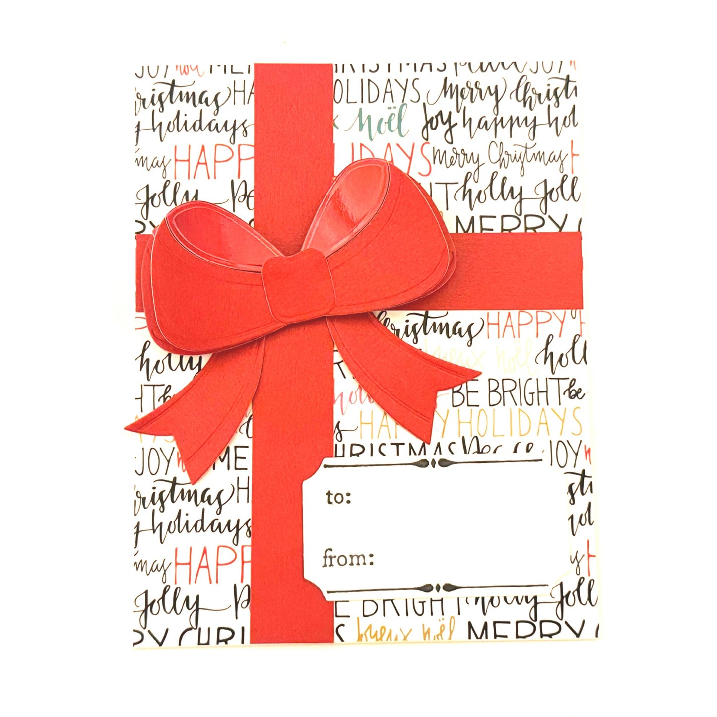 DP Die Freebee Holiday Gift Bow