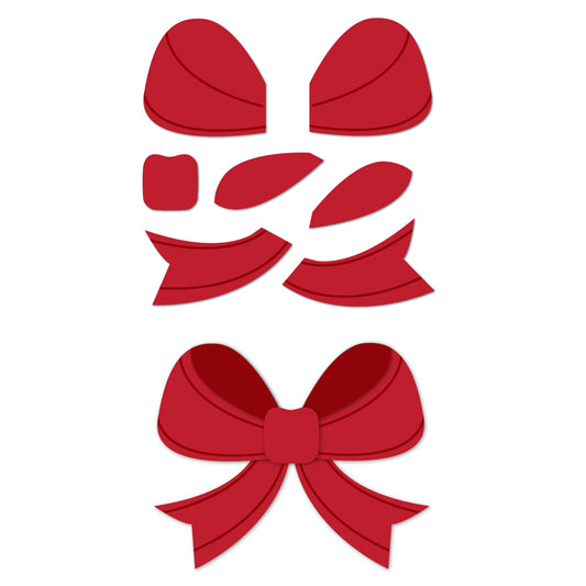 DP Die Freebee Holiday Gift Bow
