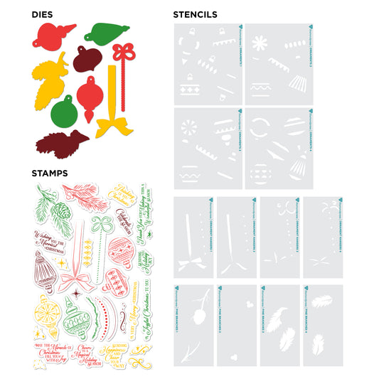 DP Stamp Die Stencil Kit Celebrate the Season