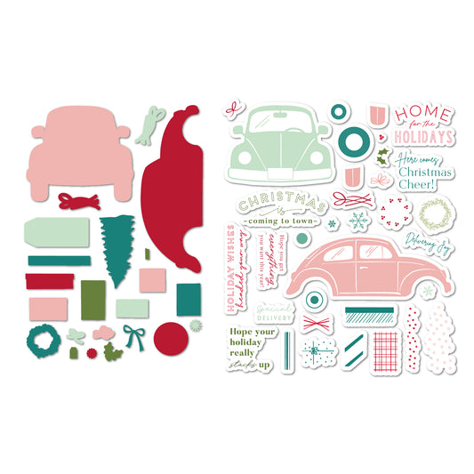DP Stamp Die Kit Delivering Christmas