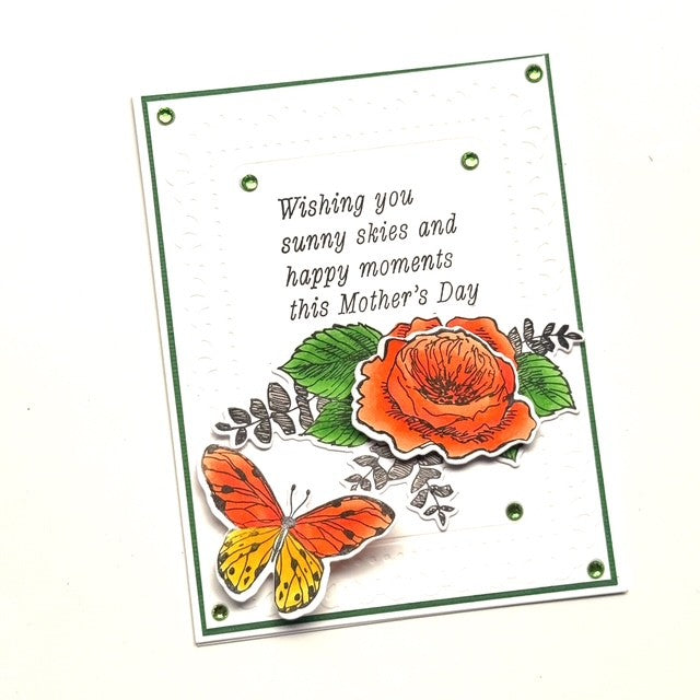 DP Die Stamp Mother's Blooms