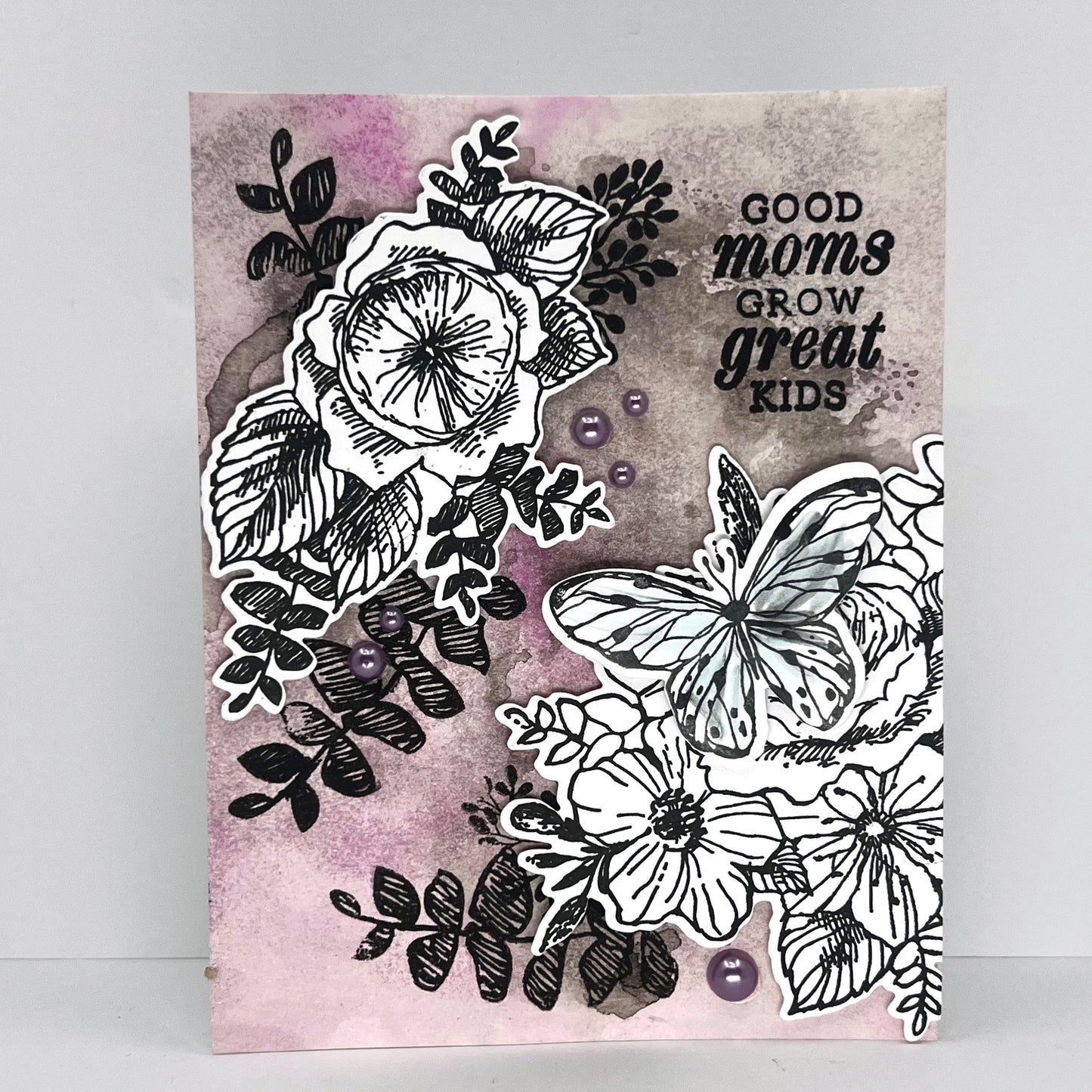 DP Die Stamp Mother's Blooms