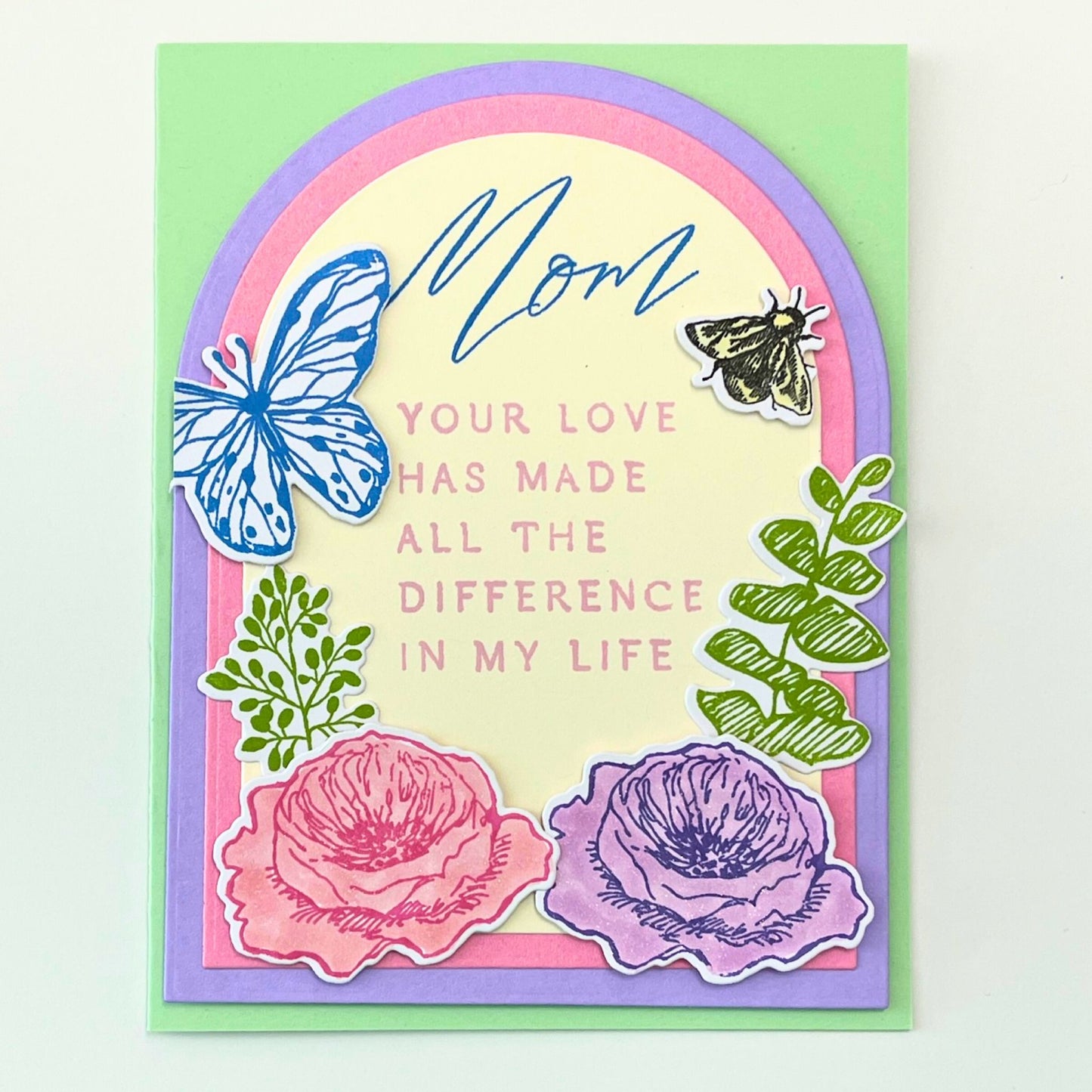 DP Die Stamp Mother's Blooms