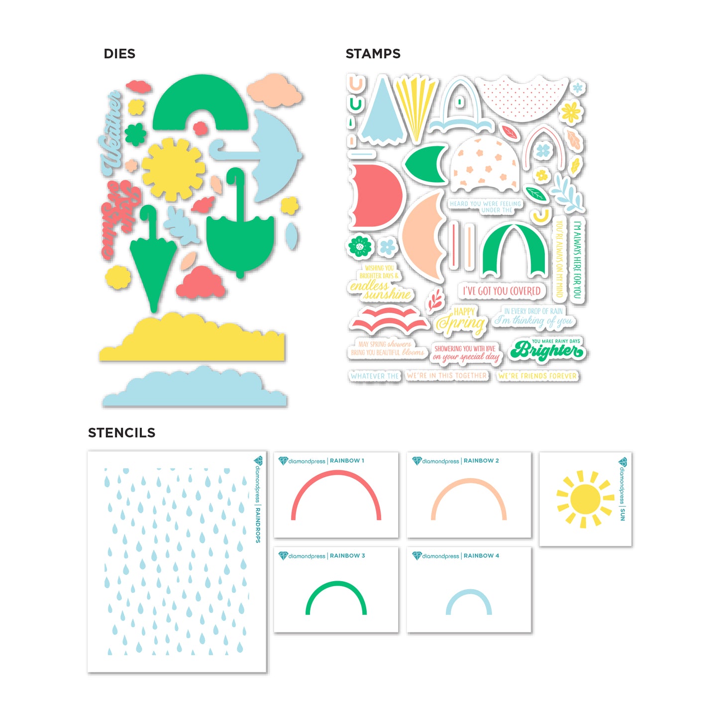 DP Stamp Die Rain or Shine