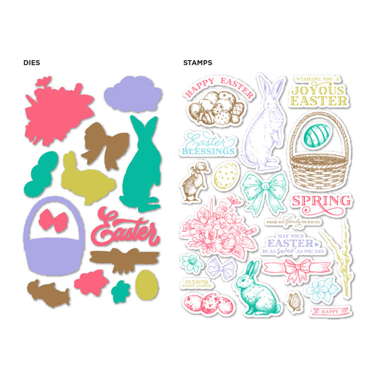 DP Die Stamp Vintage Easter