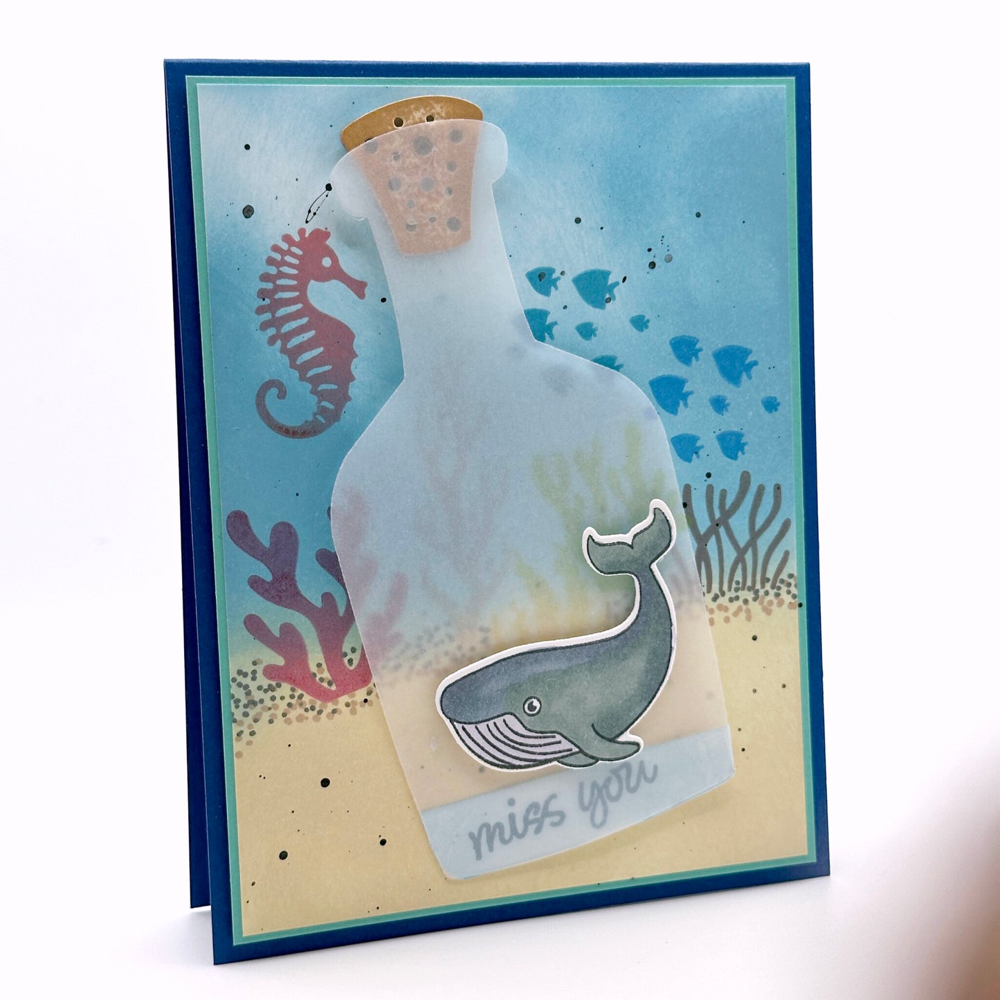 DP Stamp and Die Message In A Bottle