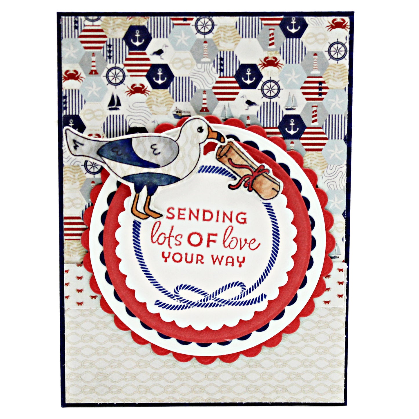 DP Stamp and Die Message In A Bottle