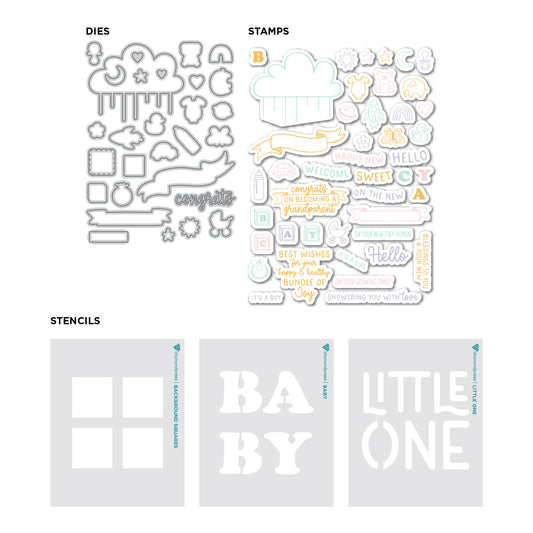 DP Hello Baby Stamp and Die