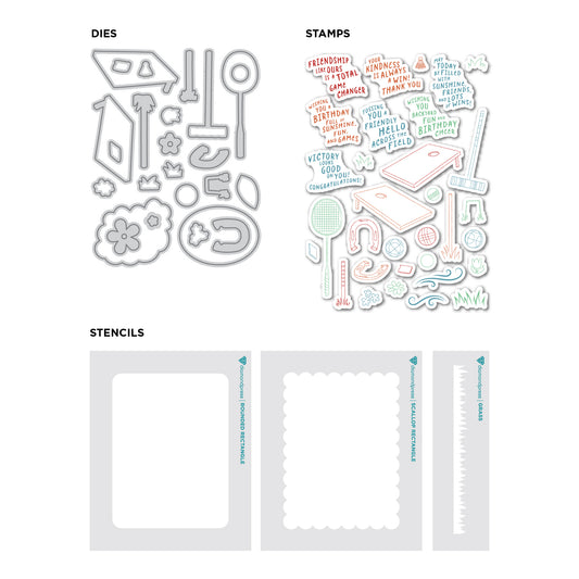 DP Summer Lawn Games Stamp and Die