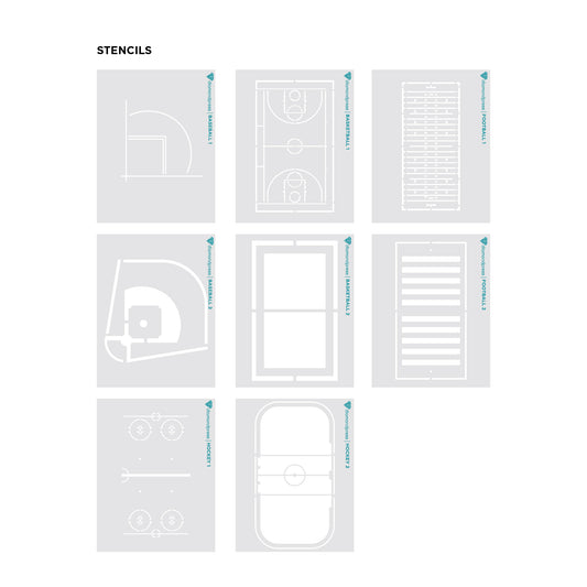 DP Layering Sports Stencils
