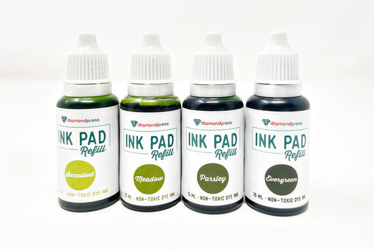 DP Re-Inkers Greens 4 pk 15ml