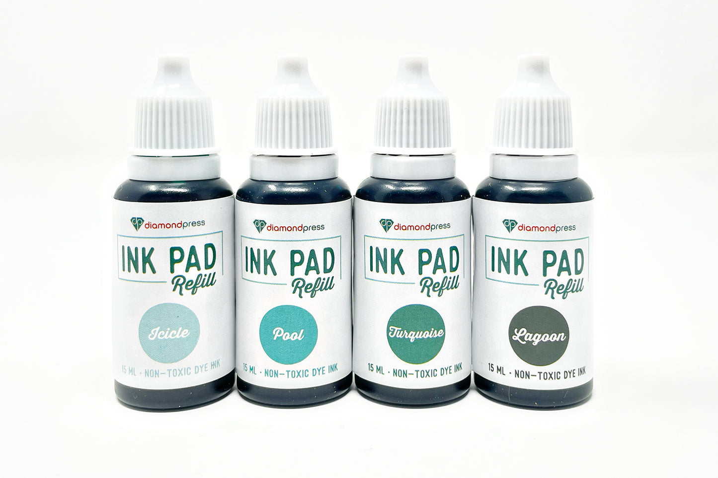DP Re-Inkers Teals 4 pk 15ml