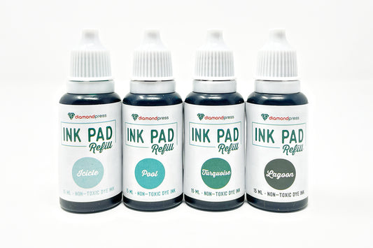 DP Re-Inkers Teals 4 pk 15ml