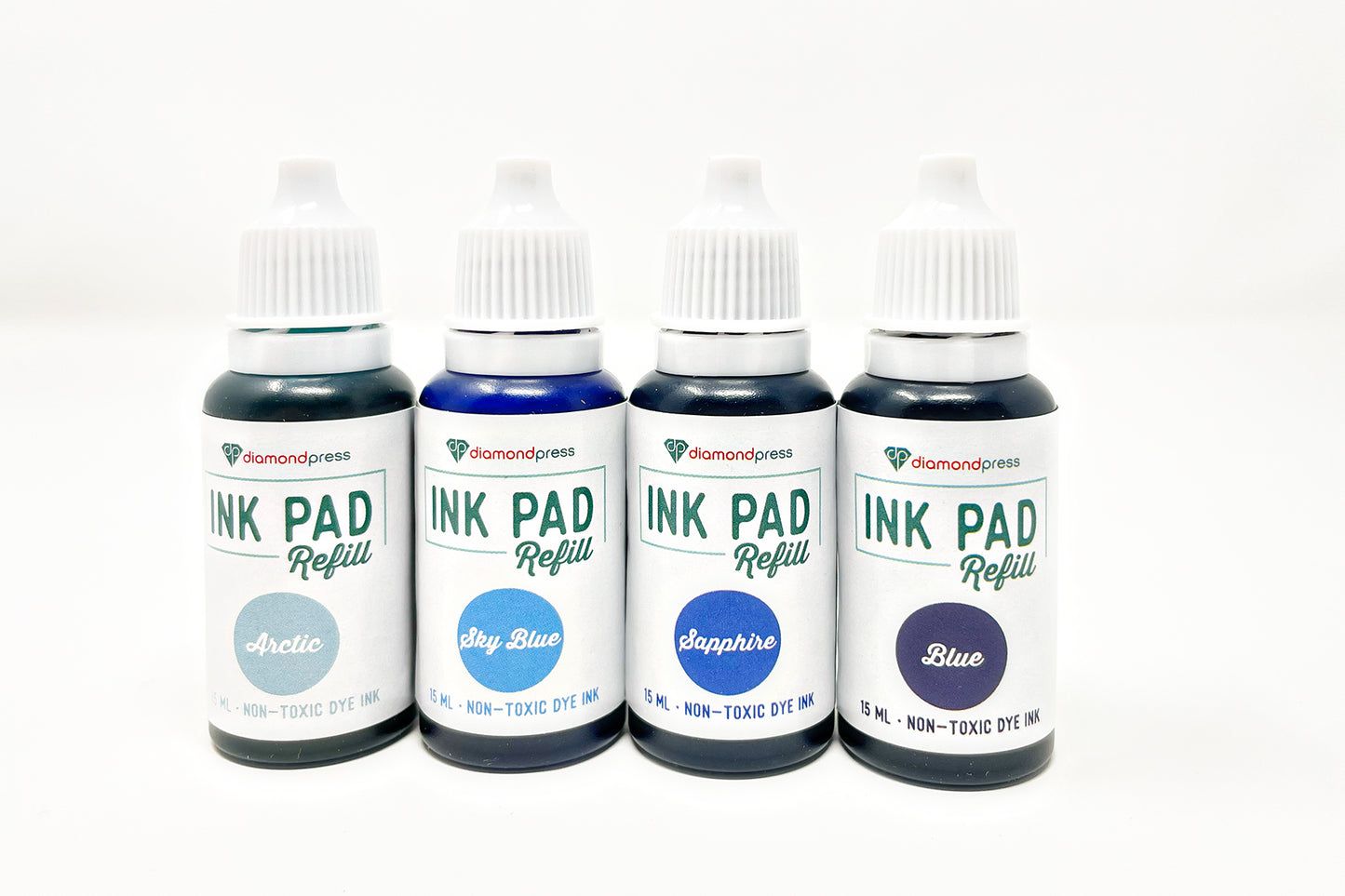 DP Re-Inkers Blues 4 pk 15ml