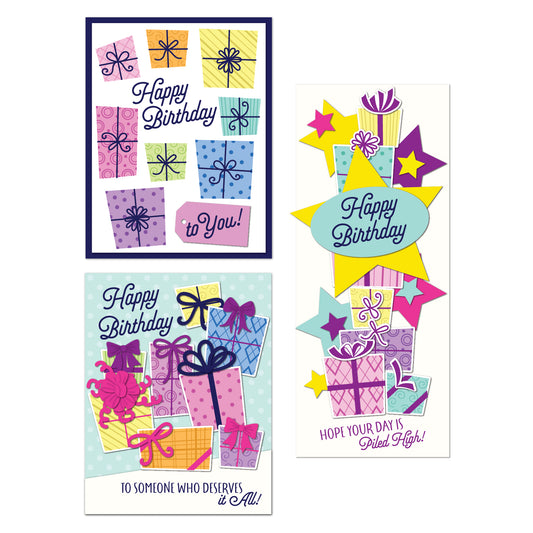 Die Stamp Stacked Present