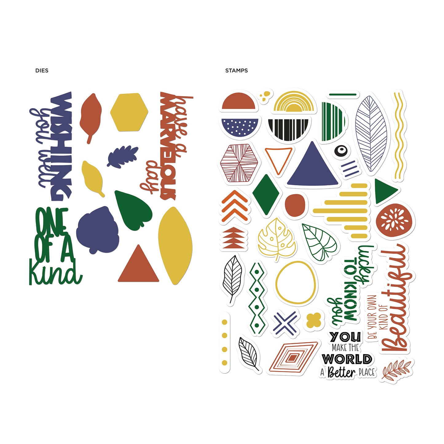 DP Stamp and Die Geometric Patterns