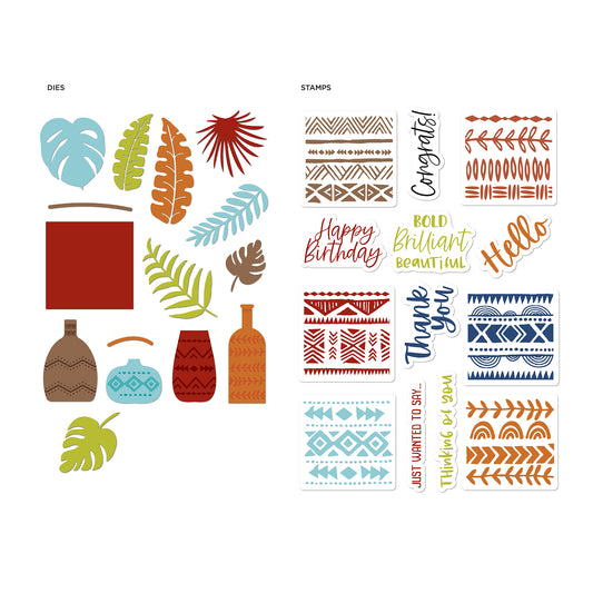 DP Stamp & Die Tribal Squares