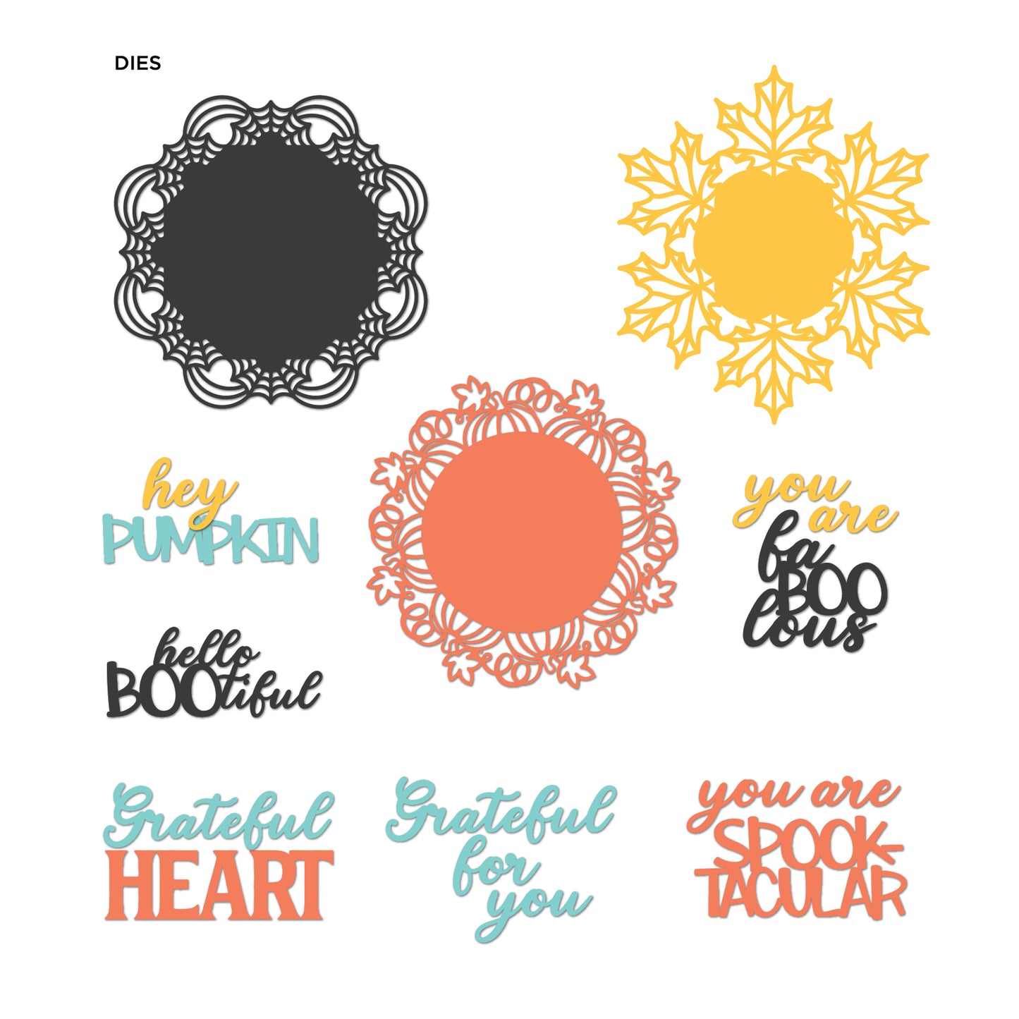 DP Dies Halloween Fall Doilies