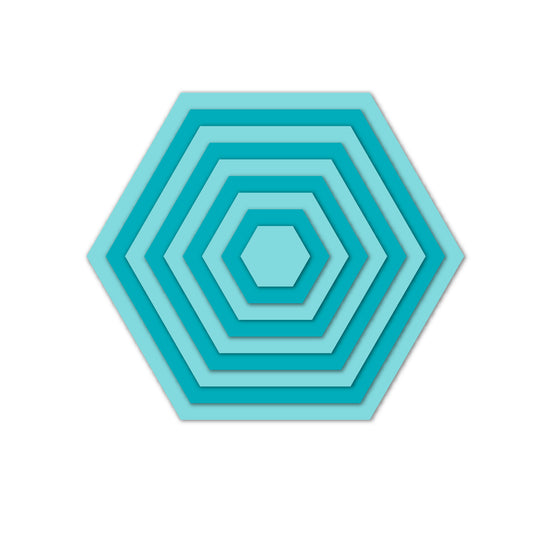 Hexagon Nesting Dies NEW