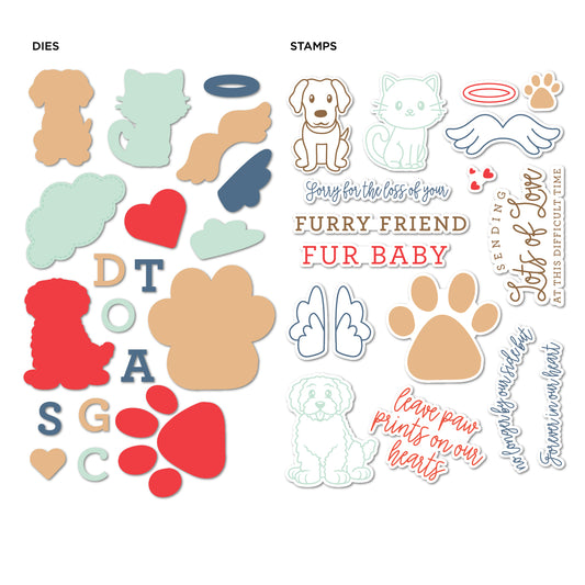 DP Stamp and Die Kit- Pet Sympathy