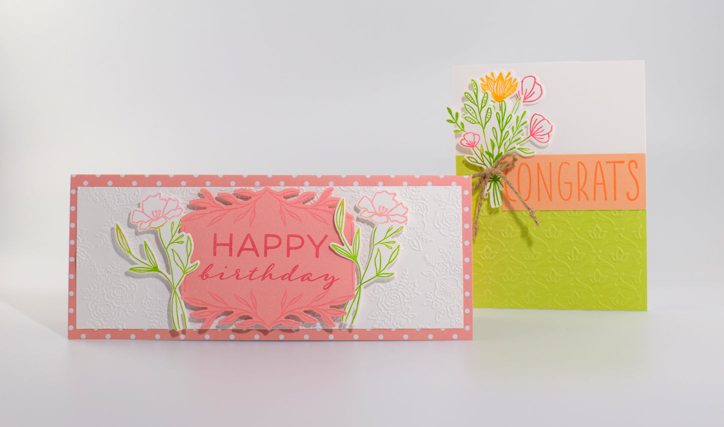 Die & Stamp Kit - Flower Fields