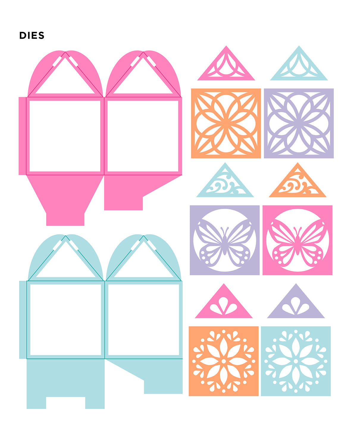 DP Nesting Template Die Kit-Tea Light/Treat box
