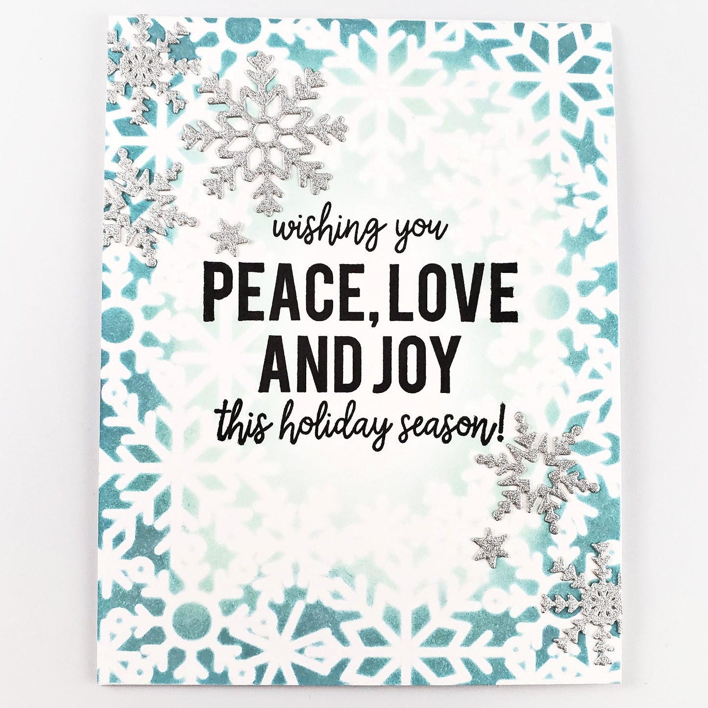 Snowflakes Stencil Kit w/ Ink & Dauber