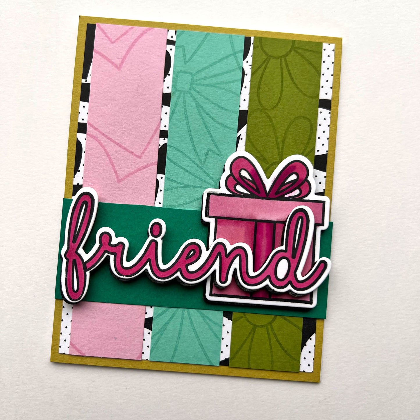 Die Stamp & Wood Veneer Kit - Spring Vibes