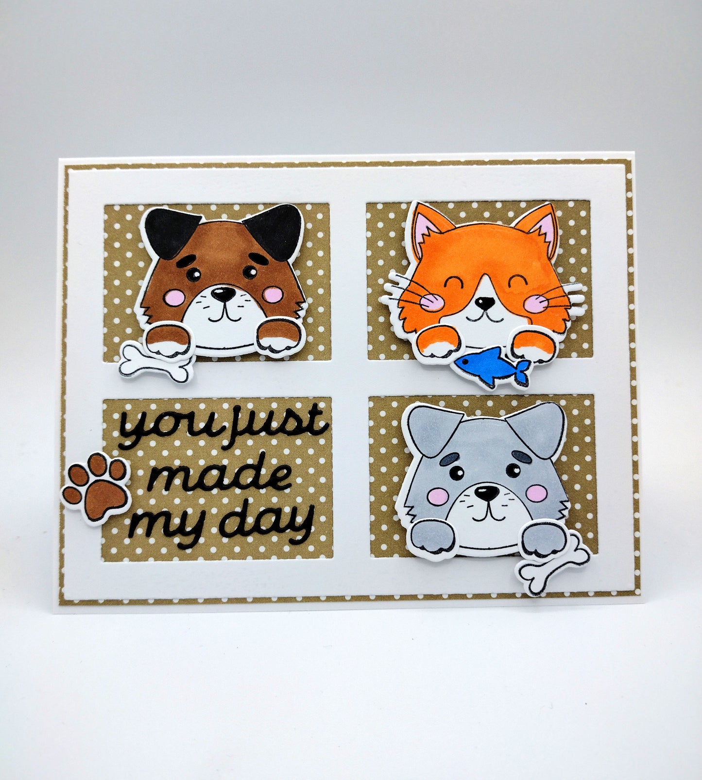DP Stamp and Die Kit Santa Paws