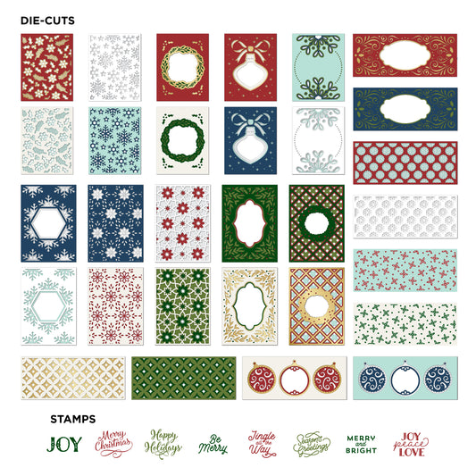 DP LAYERED DIE CUTS BE MERRY